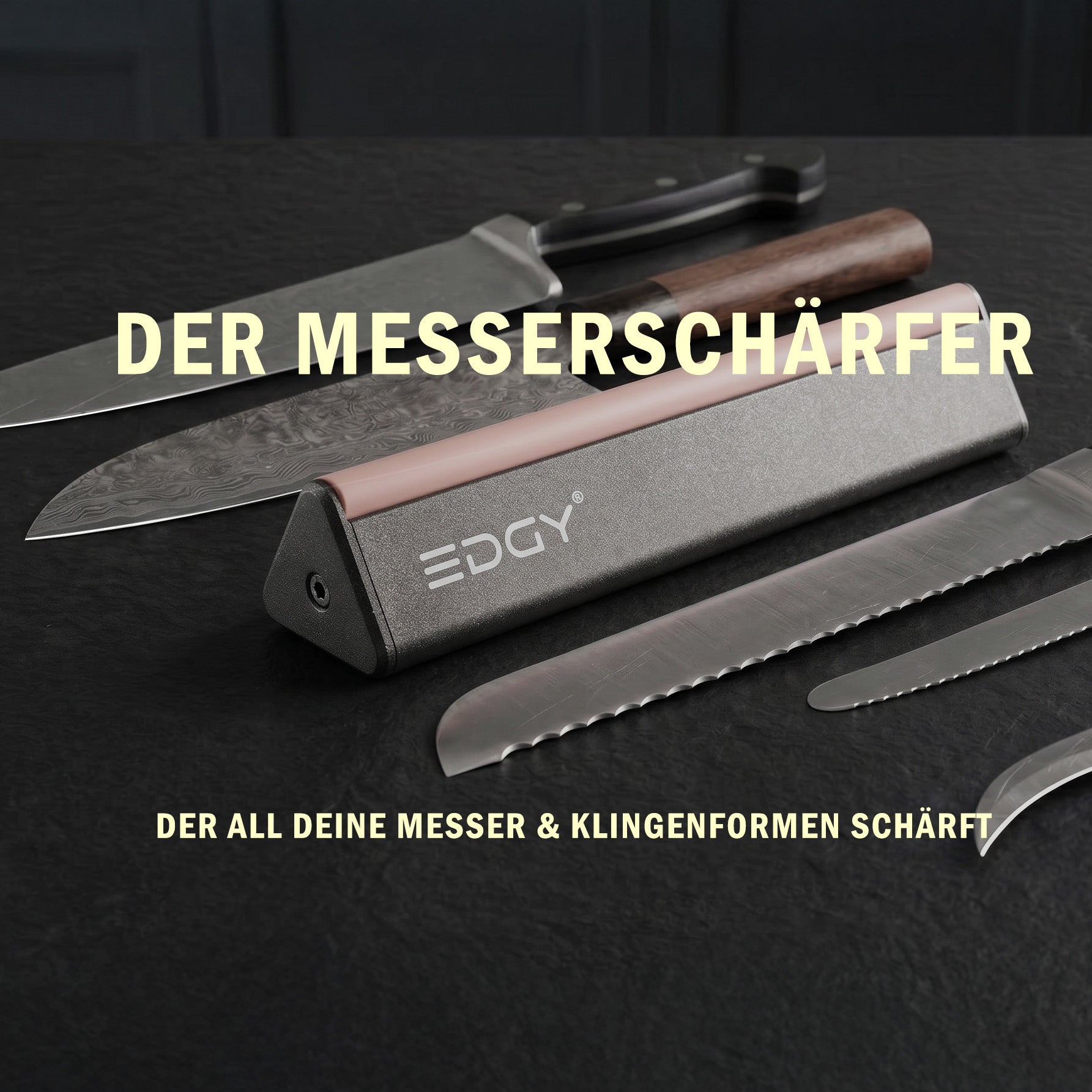 EDGY - Der Messerschärfer, der all deine Messer schärft